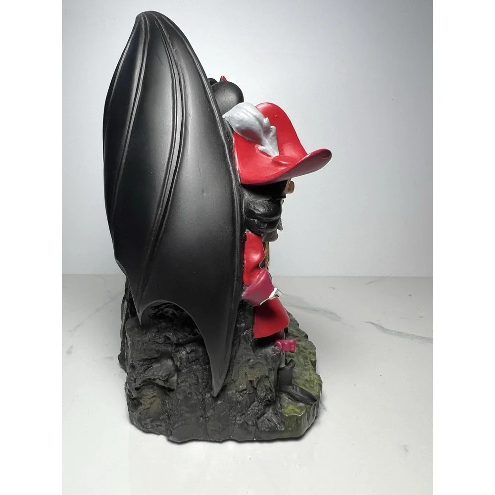 Disney Villains Mantle Desk Clock Hook Maleficent Evil Queen Chernabog Jafar